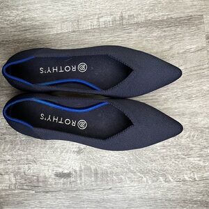 ROTHY’S The Point Navy Blue size 9.5